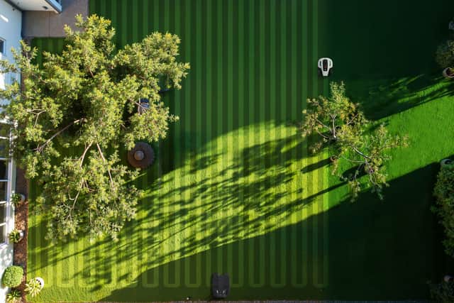 The Yuka Mini 2 uses AI and LiDAR technology to keep lawns neatly trimmed with minimal effort