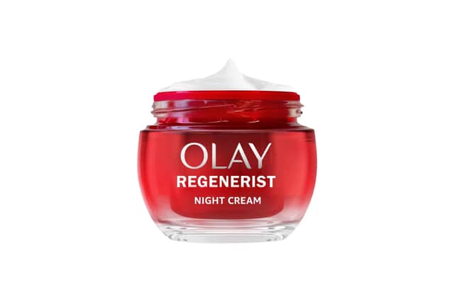 The Olay Regenerist Night Cream combines niacinamide and peptides in a fragrance-free overnight moisturiser.