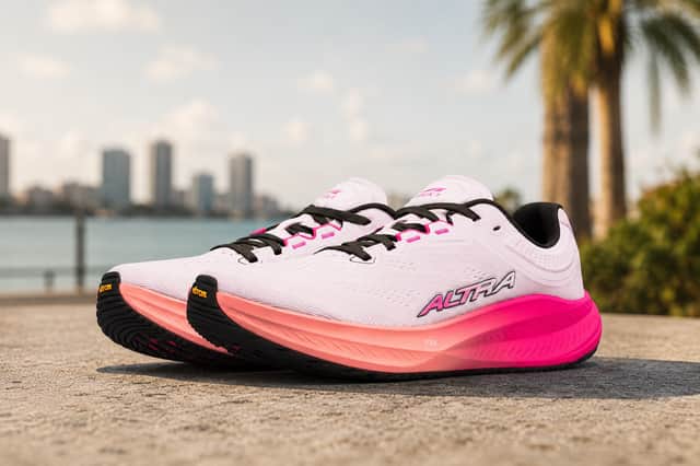 The Altra Torin 9 offers plush cushioning, a roomy toe box and a smooth ride for everyday road running