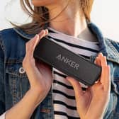The black soundcore 2 Bluetooth speaker is currently reduced from £39.99 to £24.98