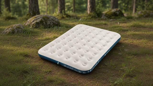 The Decathlon Air Basic camping mattress is a must-have to me and meant I was as comfortable as possible during my first camping trip.