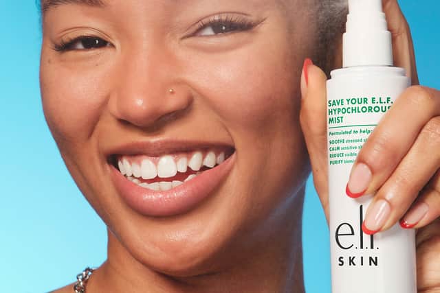 Beauty fans can get their hands on a free full-size bestselling e.l.f. make-up product for a limited time. One of the things you could buy to qualify for the free gift is Save Your e.l.f. Hypochlorous Mist (pictured).