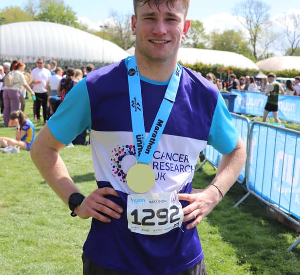 Will Sercombe following one of his previous marathon runs