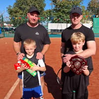 Culpan and England families take Parent and Child titles at Melton Tennis Club