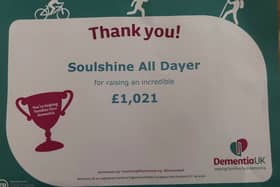 Soulshine All-Dayer raised £1,021 for Dementia UK, bringing music lovers together in Melton Mowbray for a fantastic cause