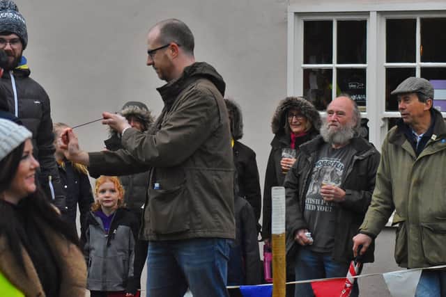Fierce conker action keeps the crowd gripped PHOTO: Tim Williams