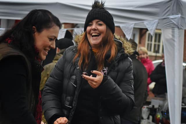 Amy Goddard looks pleased with her second round victory PHOTO: Tim Williams