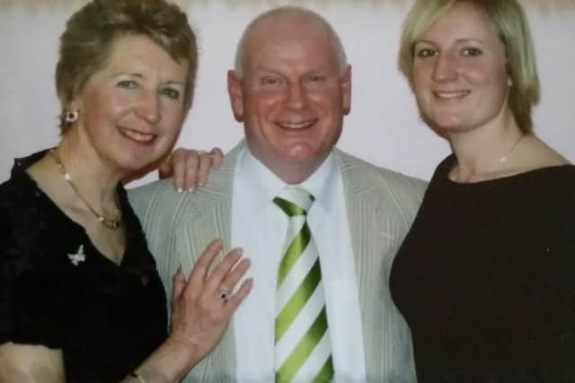 Margaret Payne pictured with late husband Stuart and their daughter Laura EMN-191120-104036001