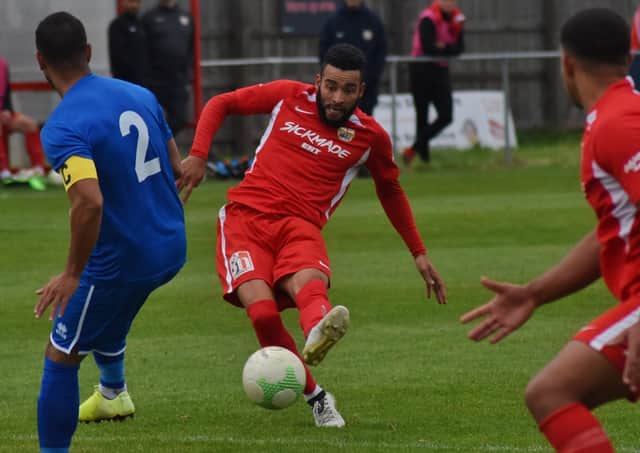 Nathan Arnold made it five goals for the season at Bourne EMN-191125-083018002