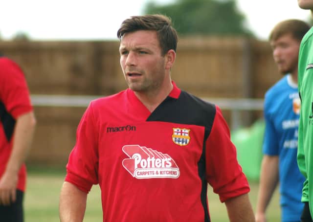 John Love, pictured here in Melton colours, levelled for Asfordby in his first start for almost a year EMN-201202-092951002