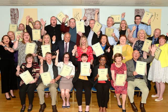 LH2240-27 : Ragdale Hall Make it Happen 2019 - recipients celebrate receiving funding from the ?10,000 pot EMN-201102-172350001