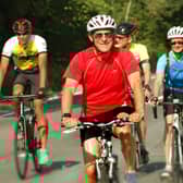 All smiles on the Pork Pie Pedal route in the event held in July 2018.
PHOTO: Tim Williams EMN-200629-120150001