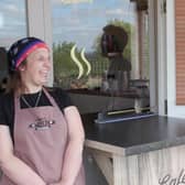Claire Fretwell and Mark Trevarthen at Cafe Allez.