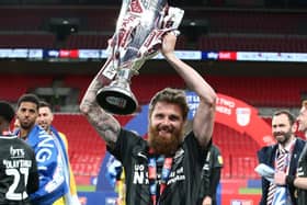 Anderson celebrates his Wembley win. Photo: GettyImages