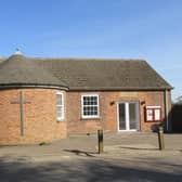 The former Somerby Methodist Church building, which closed in October and is now being offered for sale against the wishes of some villagers