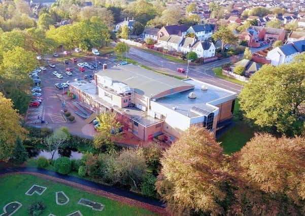 An aerial view of Waterfield Leisure Centre in Melton
PHOTO Mark @ Aerialview360 EMN-200907-175447001