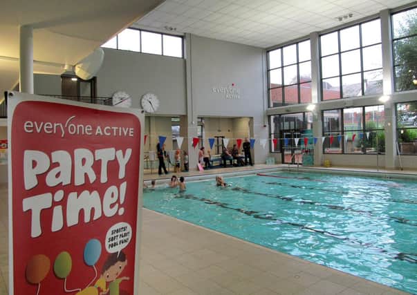 The swimming pool at Waterfield Leisure Centre EMN-200729-124213001