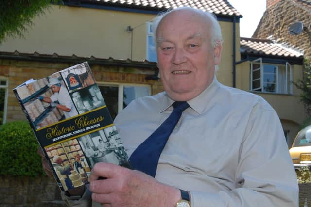 Wymondham author, Trevor Hickman, pictured in 2009 with his book on historic cheeses.
Photo: Oliver
SM020609_018ow.jpg EMN-200727-180920001