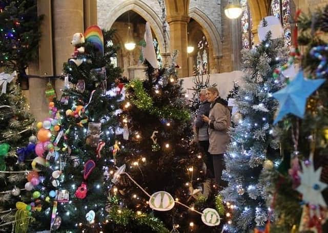 A scene from last year's Melton Christmas Tree Festival which raised more than £26,000 for St Mary's Church fundsPHOTO PHIL BALDING EMN-200728-105956001