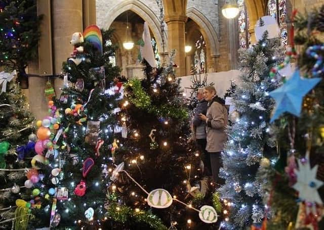 A scene from last year's Melton Christmas Tree Festival which raised more than £26,000 for St Mary's Church funds
PHOTO PHIL BALDING EMN-200728-105956001
