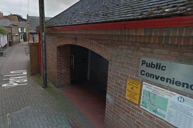 The disused toilets off Park Lane, Melton, which are to be sold off by the borough council
PHOTO Google Street View EMN-200730-155052001