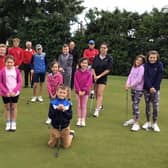 Young golfers enjoy Stoke Rochford’s opening Junior Fun Day.