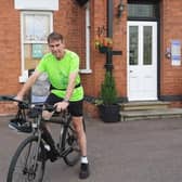 Melton man Colin Moulds, who aims to cycle 300 miles in memory of his late wife Pauline to raise money for Cancer Research UK EMN-200824-132503001