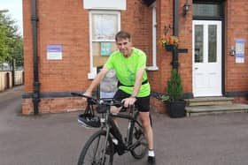 Melton man Colin Moulds, who aims to cycle 300 miles in memory of his late wife Pauline to raise money for Cancer Research UK EMN-200824-132503001