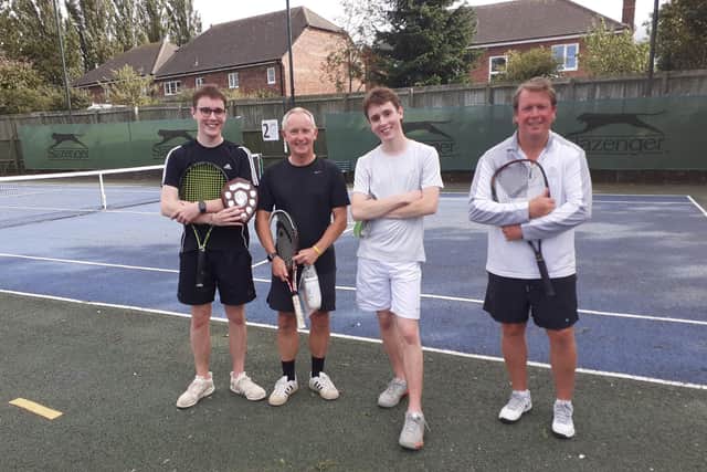 The Roberts family ahead of the over 11s final.