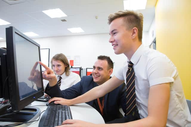 Students enjoy a lesson at John Ferneley College, Melton
PHOTO TAKEN BEFORE SOCIAL DISTANCING RESTRICTIONS EMN-200825-131715001