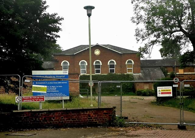The old St Mary's Hospital site in Melton where a planning application has been approved for up to 46 new homes EMN-200826-095351001