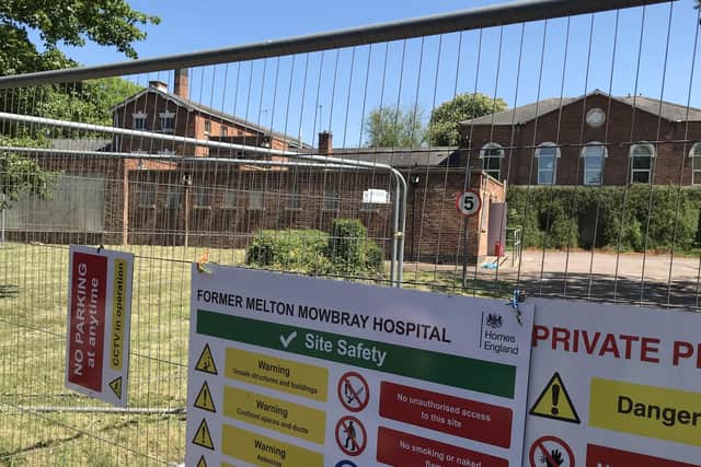 The former St Mary's Hospital site in Melton EMN-200826-095758001