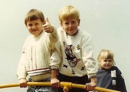 Pete Bullock and Paul Huddlestone (left) pictured during their happy childhood days in Melton EMN-200828-133921001