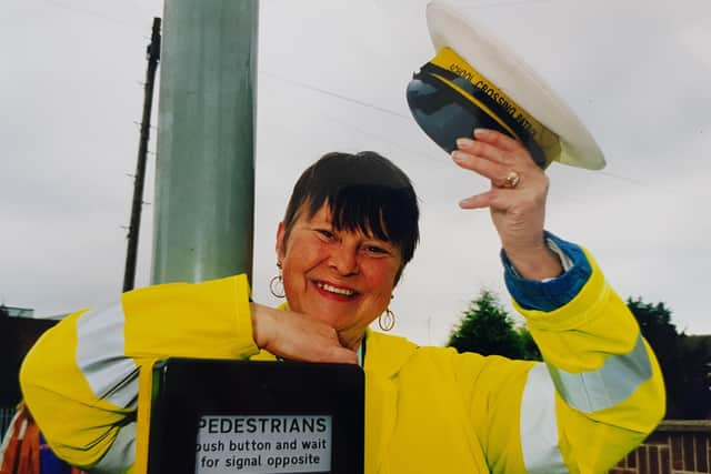 Margaret Hendey, a lollipop lady outside The Grove School, in Melton, for 27 years, who has passed away aged 78 EMN-200109-180523001