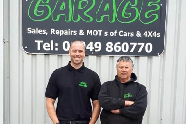 Mick Bell and son Jonathan outside Hose Garage, which they've closed after 49 years working for customers across the Vale of Belvoir EMN-200409-130420001