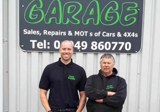 Mick Bell and son Jonathan outside Hose Garage, which they've closed after 49 years working for customers across the Vale of Belvoir EMN-200409-130420001