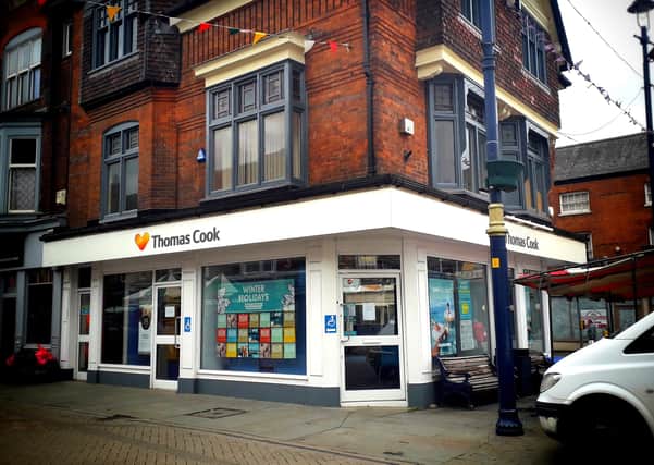 The former Thomas Cook shop in Melton which was taken over by Hays Travel in January but which is now set to close on Saturday EMN-201109-155523001