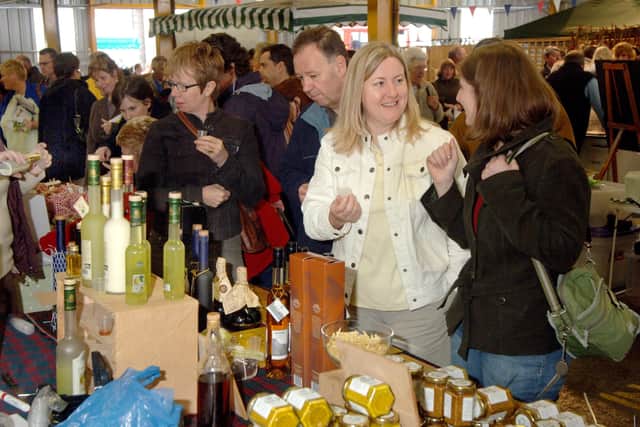 Visitors to the East Midlands Food Festival in Melton enjoy the event two years ago EMN-200915-122105001