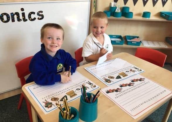 The refurbished EYFS area at Melton's The Grove Primary School EMN-200923-104113001