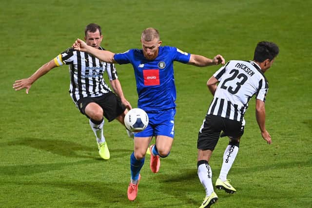 Thomson in action at Meadow Lane. Photo: Getty Images