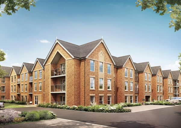 A computer-generated image of some of the apartments at the new Catherine Place retirement village on Melton's former Catherine Dalley House site EMN-200928-155302001