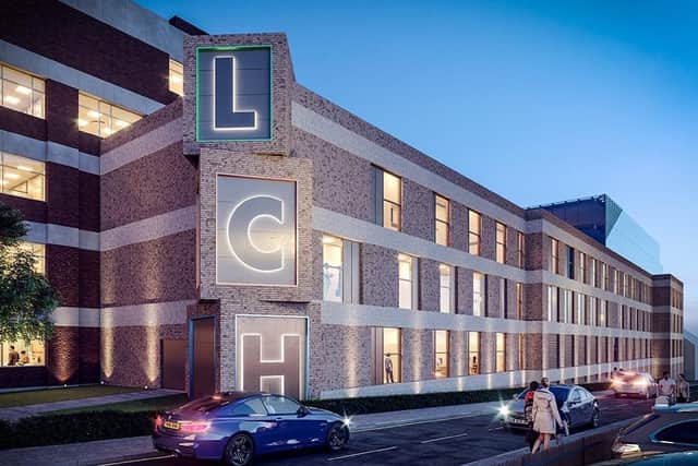 A view of what the new children's hospital will look like if proposals to revamp Leicester's hospital services are adopted following public consultation EMN-200925-173807001