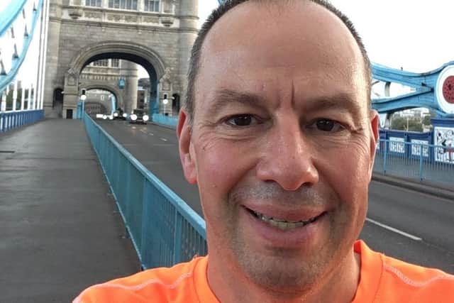 Andrew Wrath pictured during a previous run in London.