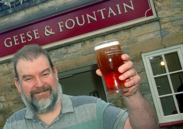 Nick Holden, licensee at The Geese and Fountain pub at Croxton Kerrial EMN-201016-185951001