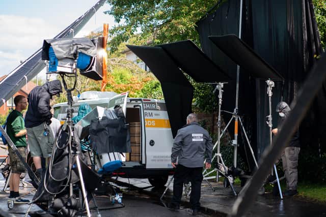 Brett Barnard behind the scenes.