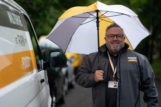 Brett Barnard is the star of his employer’s new TV advert.