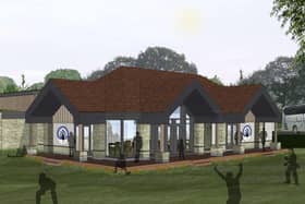 An artist's impression of the planned new pavilion and indoor cricket school courtesy of the Belvoir Cricket and Countryside Trust EMN-201019-162112001