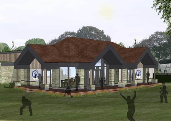 An artist's impression of the planned new pavilion and indoor cricket school courtesy of the Belvoir Cricket and Countryside Trust EMN-201019-162112001