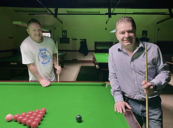 Rhys Colman Coleman and Carter share the spoils at Jackson’s Snooker Lounge