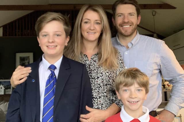 Kerry Mota and her family